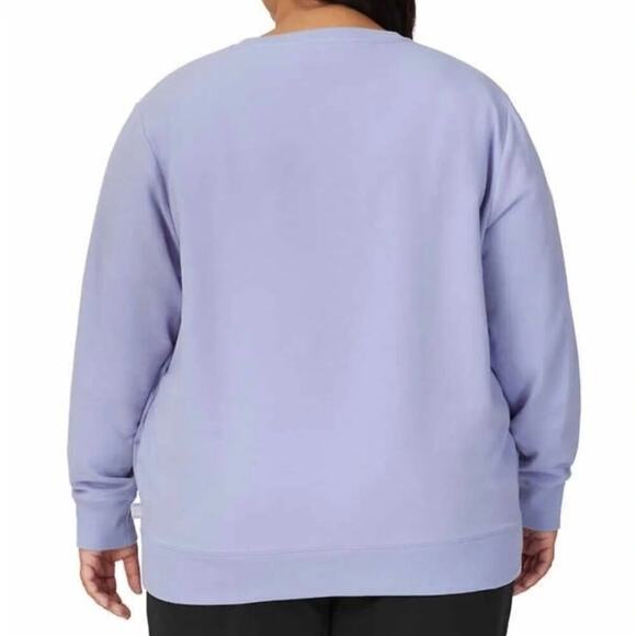 FILA Women's Sweatshirt French Terry Crewneck Side Pockets Size 2X NWT - Picture 3 of 5